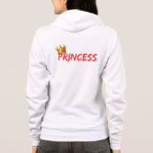 Vrouwen Full-Zip Hoodie Princess (Achterkant)
