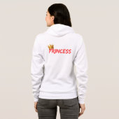 Vrouwen Full-Zip Hoodie Princess (Achterkant volledig)