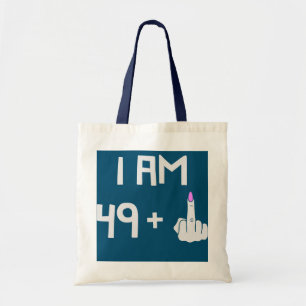 Vrouwen Funny 50th Birthday, 50 gag voor Tote Bag