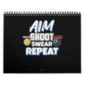 Vrouwen Funny Aim Pool Player Gift Billiard Balls Kalender (Hoes)