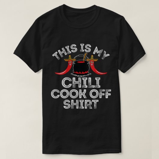Vrouwen Funny Chili Cook off Event Shirt Gift for (Design voorkant)
