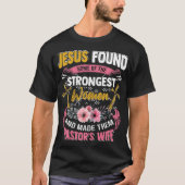 Vrouwen Funny Christelijk Appreciation Pastor's Wi T-shirt (Voorkant)