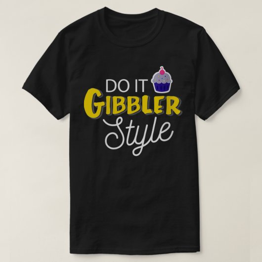 Vrouwen Funny doet het in de Gibbler Style T-shirt (Design voorkant)