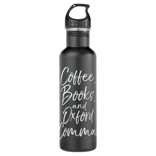 Vrouwen Funny English Teacher Gift Coffee, Books, Waterfles (Voorkant)