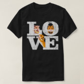 Vrouwen Funny I Love Hamsters Gift Cute Hamster Pe T-shirt (Design voorkant)