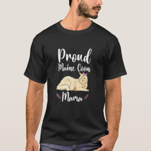 Vrouwen Funny Maine Coon Graphic voor vrouwen en m T-shirt