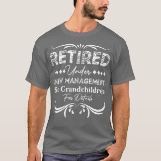 Vrouwen Funny New Remoe Grandma, New Management R T-shirt