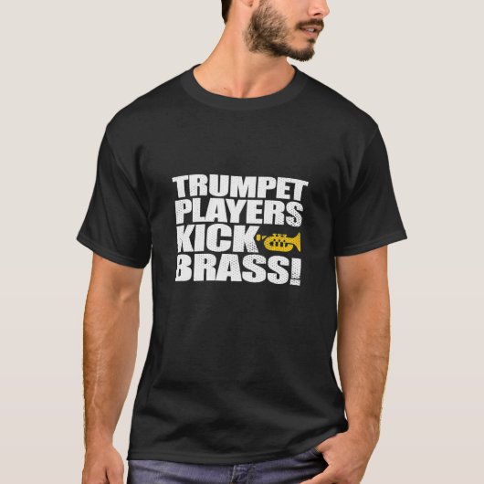 Vrouwen Funny Trumpet Player Brass Section Marking T-shirt (Voorkant)