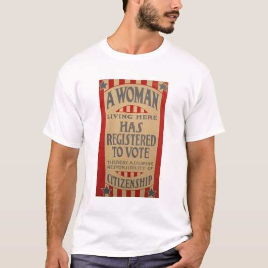 Vrouwen, ga stemmen! t-shirt (Voorkant)
