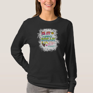Vrouwen gebleekt gelukkig laatste dag van de schoo t-shirt