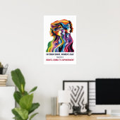 Vrouwen geconfronteerd met kunst | Internationale  Poster (Thuiskantoor)
