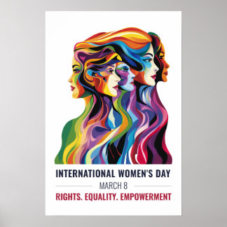 Vrouwen geconfronteerd met kunst | Internationale Poster