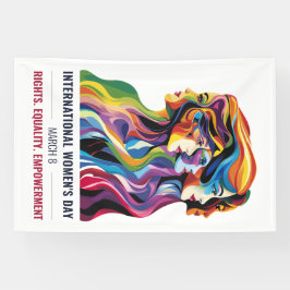 Vrouwen geconfronteerd met kunst | Internationale  Spandoek