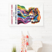 Vrouwen geconfronteerd met kunst | Internationale  Spandoek (Insitu)