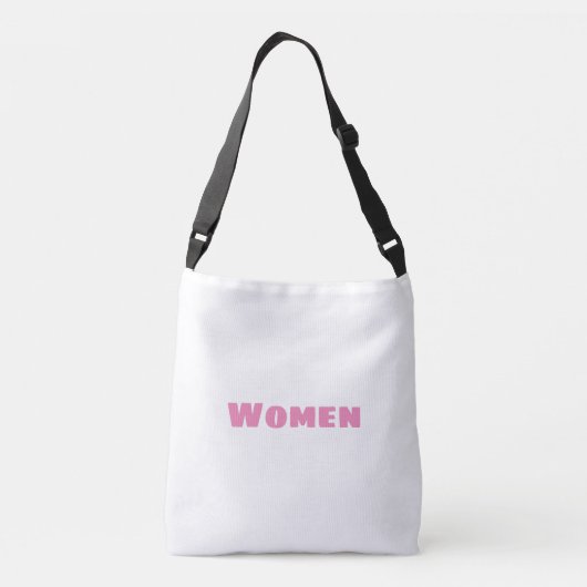 Vrouwen Gedrukte tekst-handtassen Mooie Zichtbare Crossbody Tas (Achterkant)