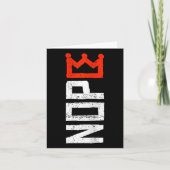 Vrouwen Geen Koningen Protestbord Verticale Nope V Kaart (Voorkant)