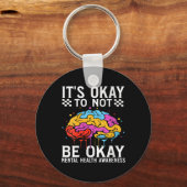 Vrouwen Geestelijke Gezondheid Bewustzijn Gifts Br Sleutelhanger (Voorkant)