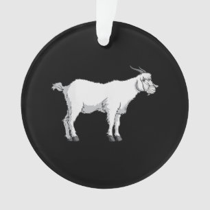 Vrouwen Geit Dragen Medisch Gezichtsmasker Grappig Ornament