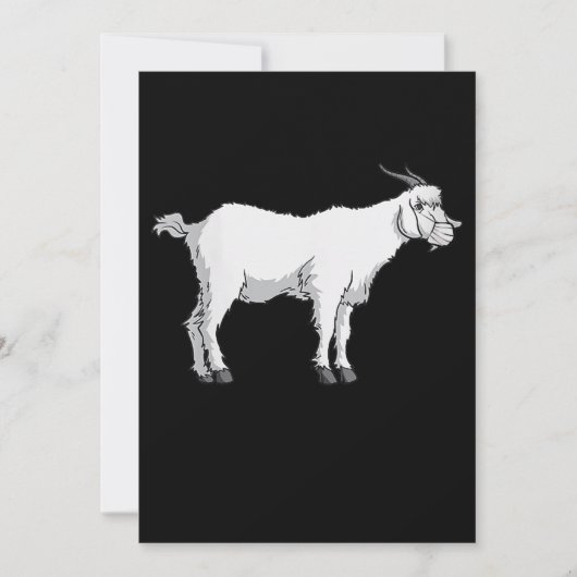 Vrouwen Geit Dragen Medisch Gezichtsmasker Grappig Save The Date (Voorkant)