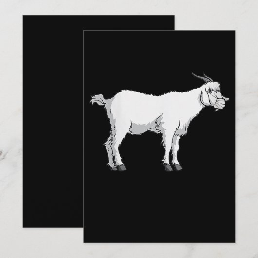 Vrouwen Geit Dragen Medisch Gezichtsmasker Grappig Save The Date (Voorkant / Achterkant)