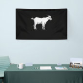 Vrouwen Geit Dragen Medisch Gezichtsmasker Grappig Spandoek (Beurs)