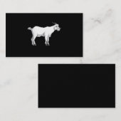 Vrouwen Geit Dragen Medisch Gezichtsmasker Grappig Visitekaartje (Voorkant / Achterkant)