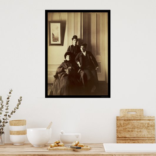 Vrouwen gekleed als Man 1895 Poster (Keuken)