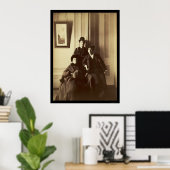 Vrouwen gekleed als Man 1895 Poster (Thuiskantoor)