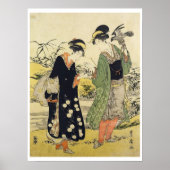 Vrouwen gekleed als valken poster (Voorkant)