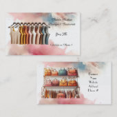 Vrouwen gekleurde Tanktops Boutique Visitekaartje (Voorkant / Achterkant)