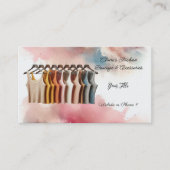 Vrouwen gekleurde Tanktops Boutique Visitekaartje (Voorkant)