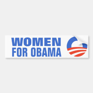 Vrouwen gelijk loon voor Obama 2012 Bumpersticker