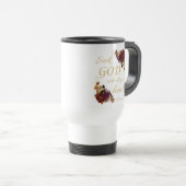 Vrouwen geloven dat bloemen: Zoek naar GOD met al  Reisbeker (Voorkant rechts)