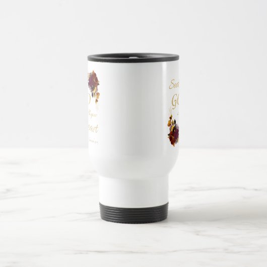 Vrouwen geloven dat bloemen: Zoek naar GOD met al  Reisbeker (Center)