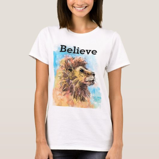 Vrouwen geloven Inspirerend T-shirt (Voorkant)