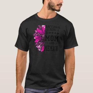 Vrouwen Geluk is moeder en moeder. T-shirt