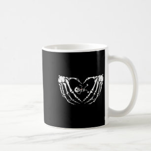 Vrouwen Gelukkig Halloween Zwanger Baby Skeleton S Koffiemok