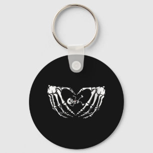 Vrouwen Gelukkig Halloween Zwanger Baby Skeleton S Sleutelhanger