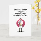 Vrouwen genieten 55e verjaardag kaart (Gele Bloem)