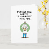 Vrouwen genieten van de 50e verjaardag Kaart (Gele Bloem)