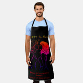 Vrouwen genieten van een BBQ samen met speelse sch Schort (Gedragen)