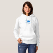 Vrouwen Genius Entertainment Blue logo Hoodie (Voorkant volledig)