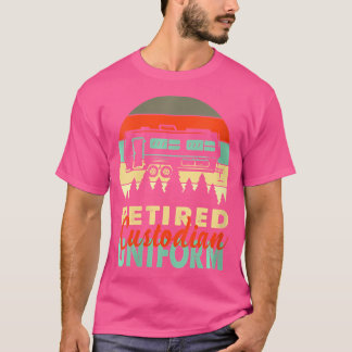 Vrouwen Gepensioneerd Bewaarder Uniform RV Camping T-shirt