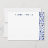 Vrouwen gepersonaliseerd notitiekaartje (Voorkant)