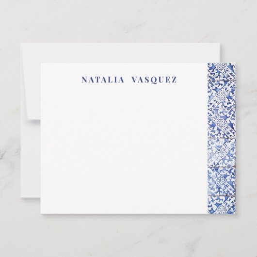 Vrouwen gepersonaliseerd notitiekaartje (Voorkant)