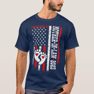 Vrouwen gepromoot aan moederInLaw Est 2023 New Mam T-shirt