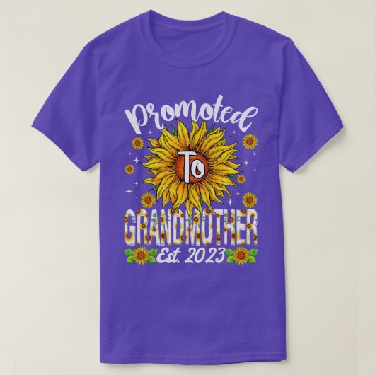 Vrouwen gepromoot bij grootmoeder 2023 Zwangerscha T-shirt (Design voorkant)