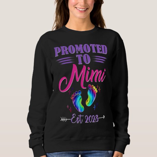 Vrouwen gepromoveerd naar Mimi 2023 Tie Dye New Ma Trui (Voorkant)