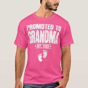Vrouwen gepromoveerd naar oma Est 2022 Zwangerscha T-shirt