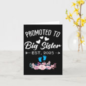 Vrouwen gepromoveerd tot Big Sister 2025 Het is ee Kaart (Gele Bloem)